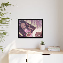 Load image into Gallery viewer, Nezuko Kamado Canvas Framed Art Print
