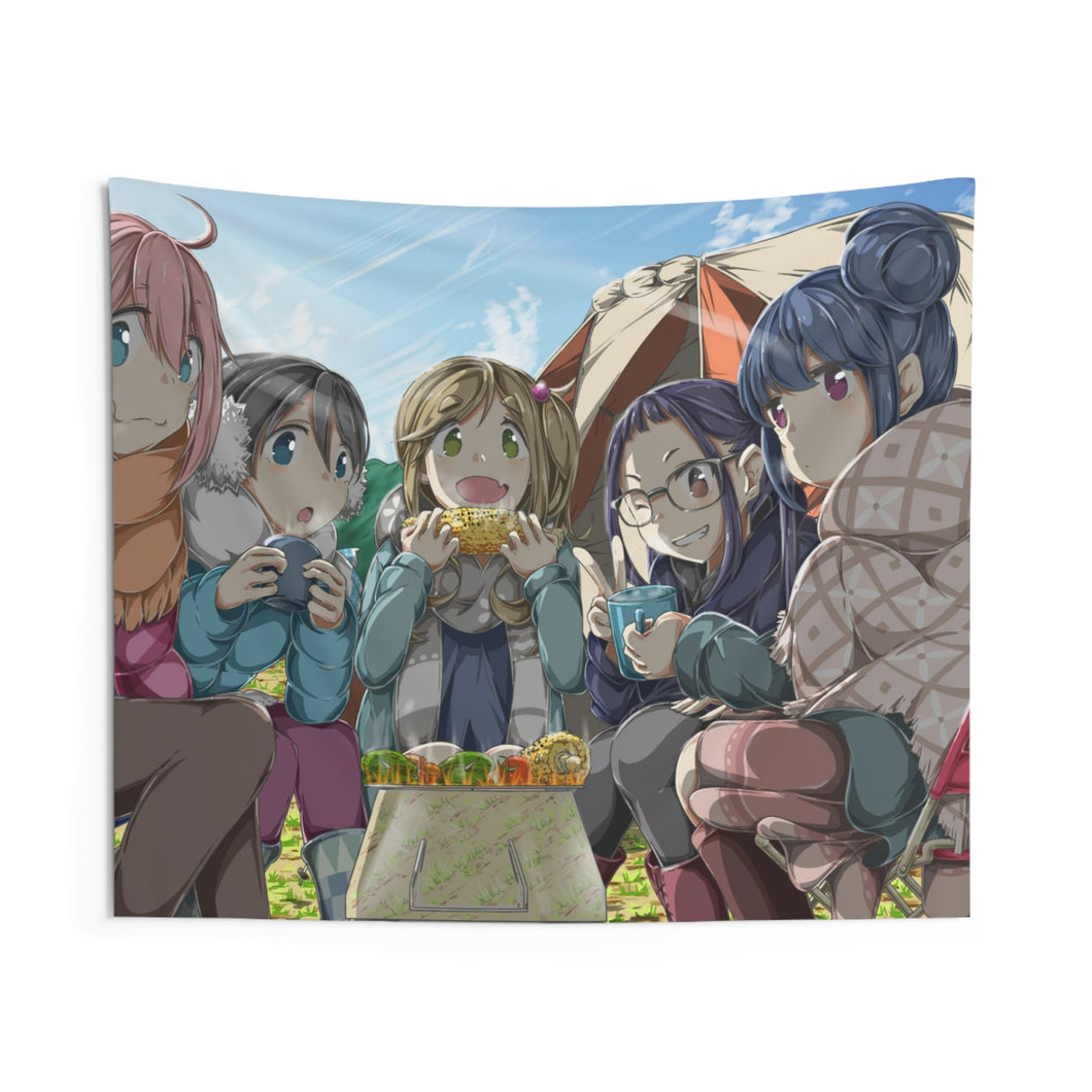 Laid-Back Camp by Indoor Wall Tapestry