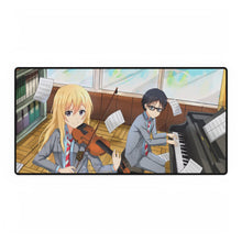 Load image into Gallery viewer, Kaori and Arima Mouse Pad (Desk Mat)
