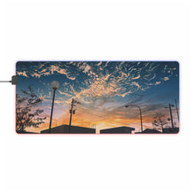 Load image into Gallery viewer, Anime Sunset RGB LED Mouse Pad (Desk Mat)
