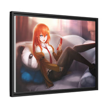 Load image into Gallery viewer, Makise Kurisu Canvas Framed Art Print

