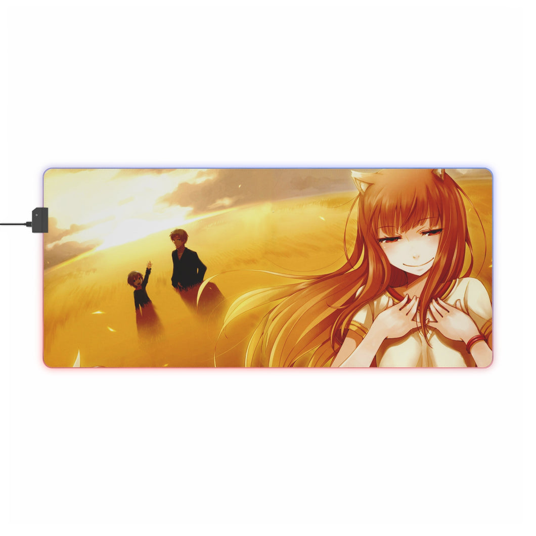 Spice And Wolf RGB LED Mouse Pad (Desk Mat)