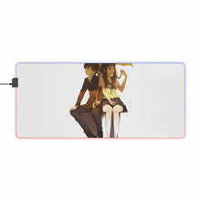 Load image into Gallery viewer, Eru Chitanda  And  Hōtarō Oreki under umbrella RGB LED Mouse Pad (Desk Mat)

