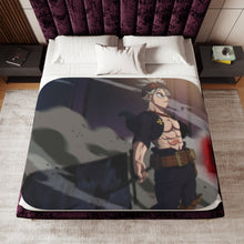 Load image into Gallery viewer, Anime Black Clover Sherpa Blanket
