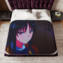 Load image into Gallery viewer, Suzune HORIKITA Sherpa Blanket
