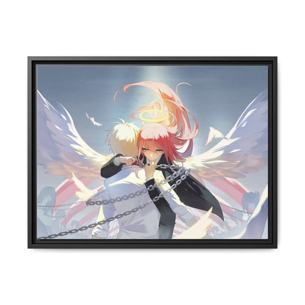 Anime Chainsaw Man Canvas Framed Art Print