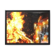 Fire force skad Canvas Framed Art Print