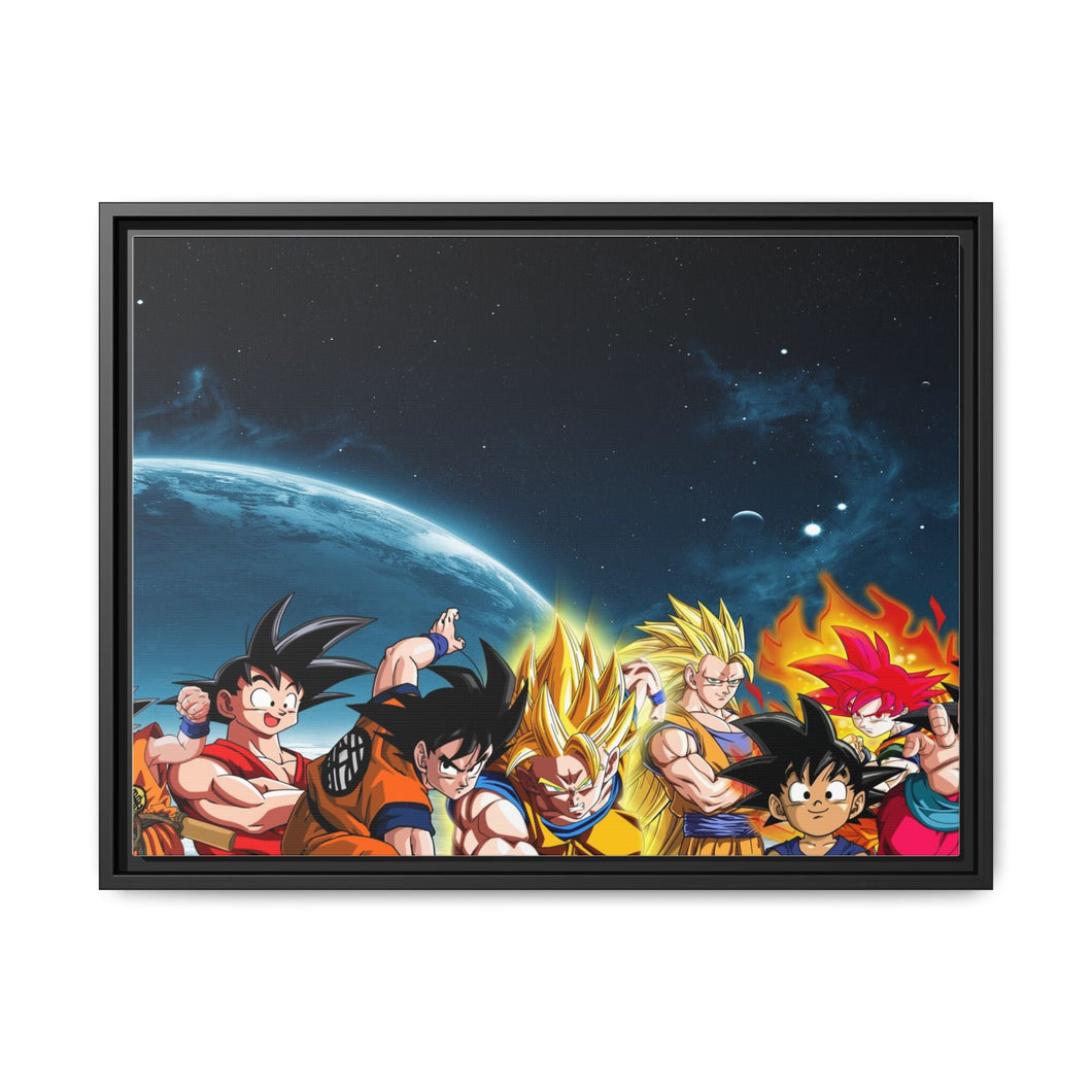 Anime Dragon Ball Canvas Framed Art Print