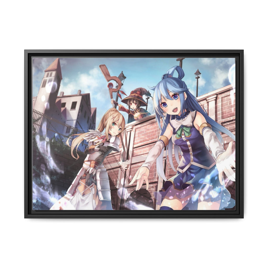 Anime KonoSuba - God’s blessing on this wonderful world!! Canvas Framed Art Print