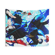 Blue Exorcist Rin Okumura, Yukio Okumura Indoor Wall Tapestry
