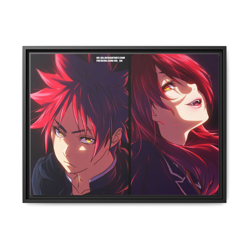 Food Wars: Shokugeki no Soma Canvas Framed Art Print