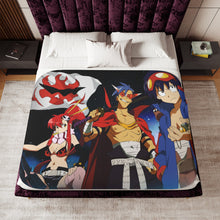 Load image into Gallery viewer, Anime Tengen Toppa Gurren Lagann Sherpa Blanket
