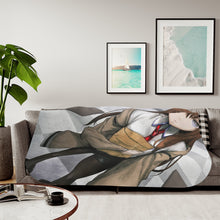 Load image into Gallery viewer, Makise Kurisu Sherpa Blanket

