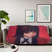 Load image into Gallery viewer, Kakegurui Yumeko Jabami Sherpa Blanket
