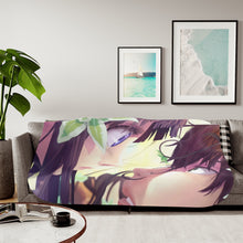 Load image into Gallery viewer, Eru Chitanda And  Hōtarō Oreki Love Sherpa Blanket
