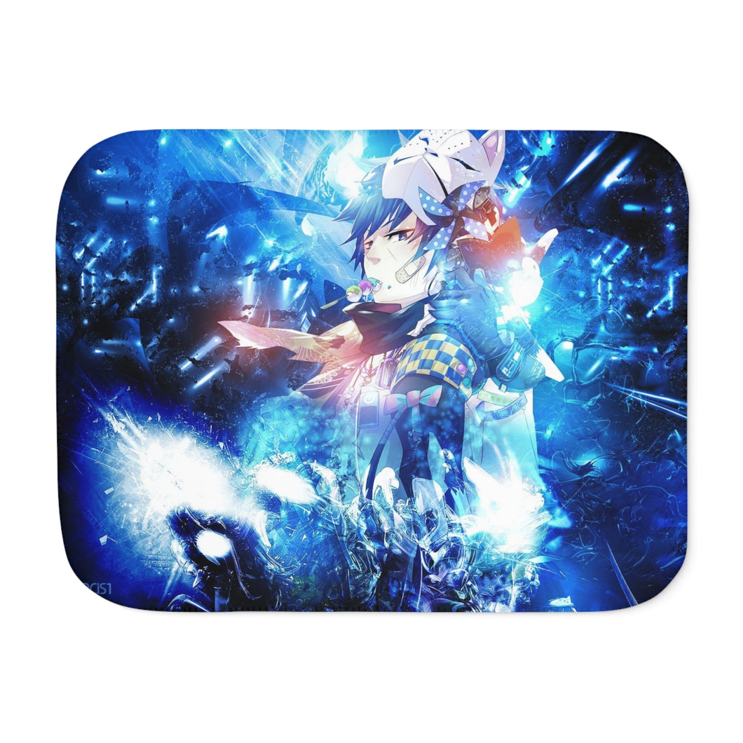 Blue Exorcist Sherpa Blanket