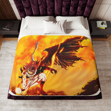 Load image into Gallery viewer, Fairy Tail Natsu Dragneel Sherpa Blanket

