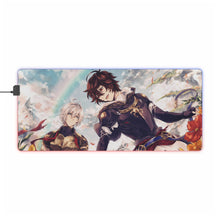 Load image into Gallery viewer, Granblue Fantasy Granblue Fantasy, Lucifer, Sandalphon RGB LED Mouse Pad (Desk Mat)
