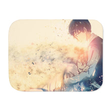 Load image into Gallery viewer, Your Lie In April Sherpa Blanket
