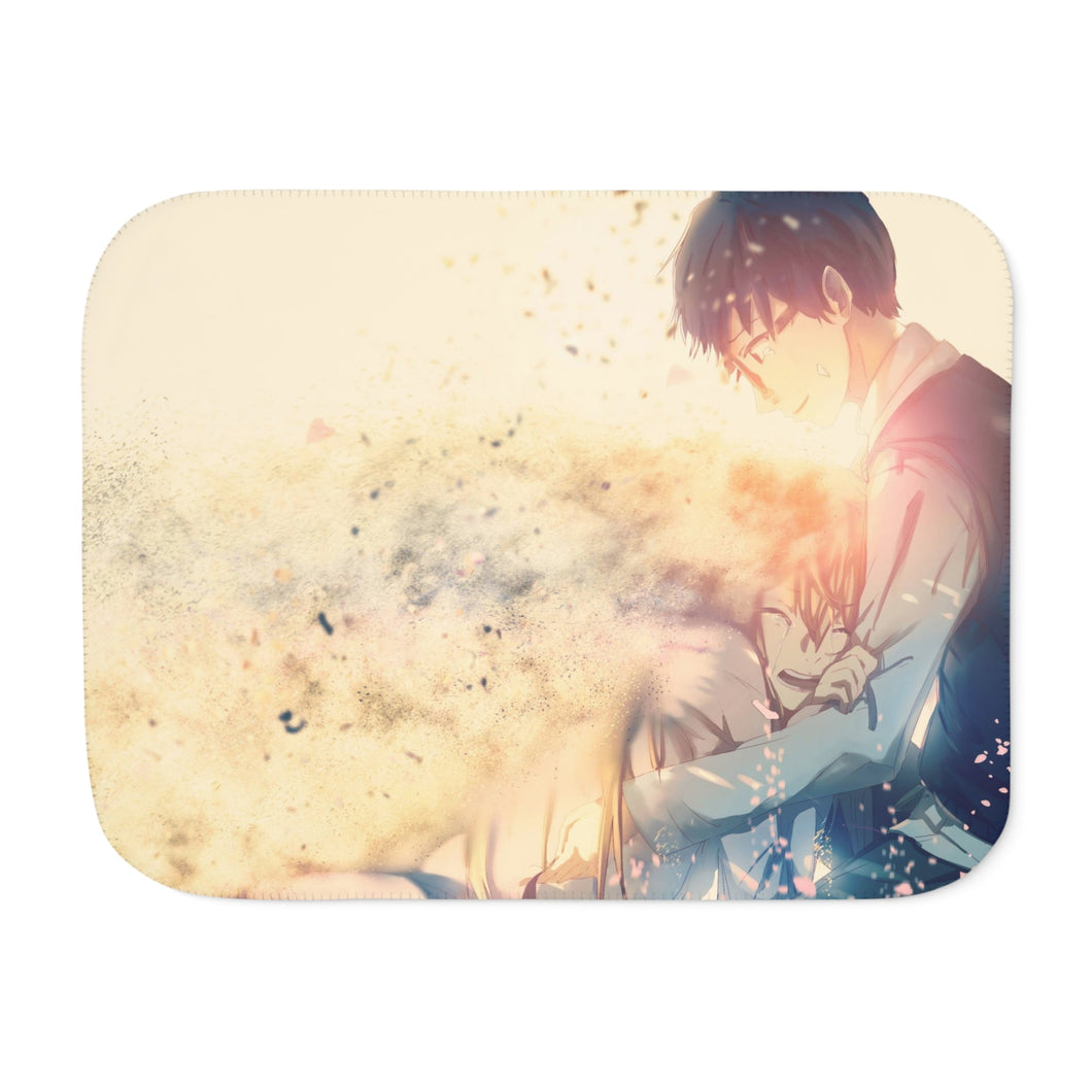 Your Lie In April Sherpa Blanket