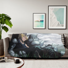 Load image into Gallery viewer, Alphonse Elric Edward Elric Sherpa Blanket

