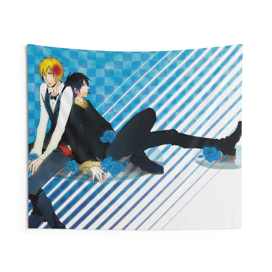 Durarara!! Izaya Orihara, Shizuo Heiwajima Indoor Wall Tapestry