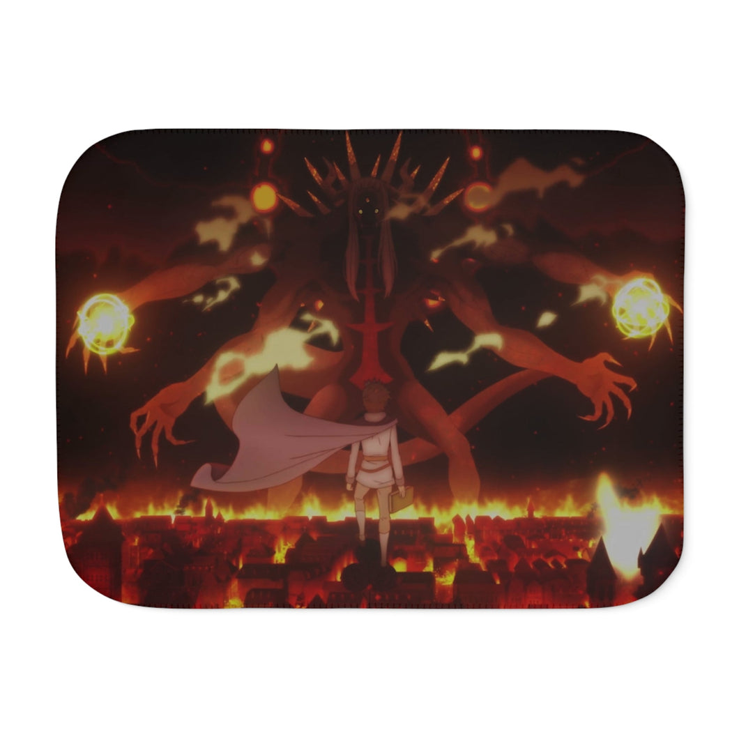 Black Clover Sherpa Blanket