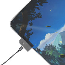 Load image into Gallery viewer, Kyojuro Rengoku Tanjiro Kamado RGB LED Mouse Pad (Desk Mat)
