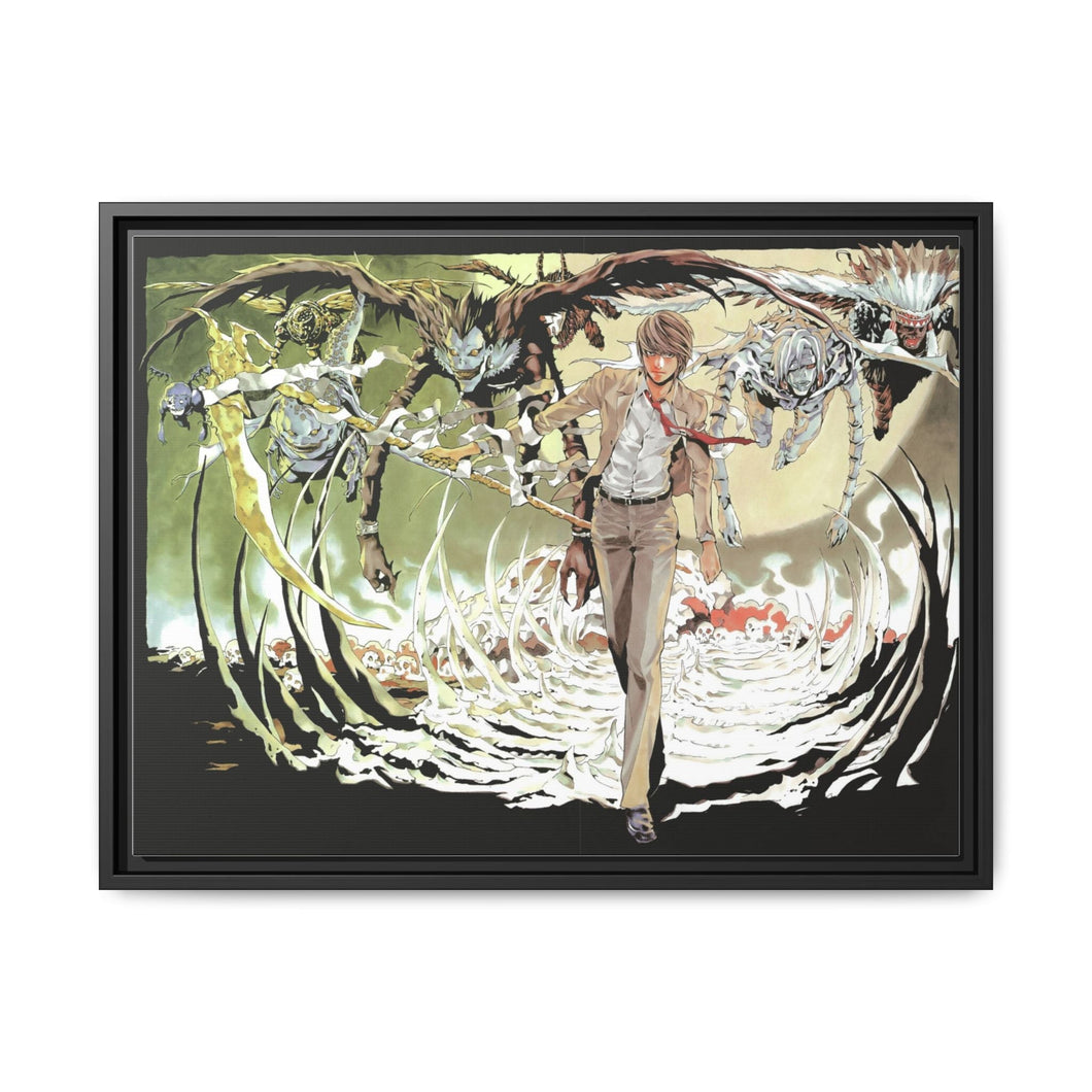 Anime Death Note Canvas Framed Art Print