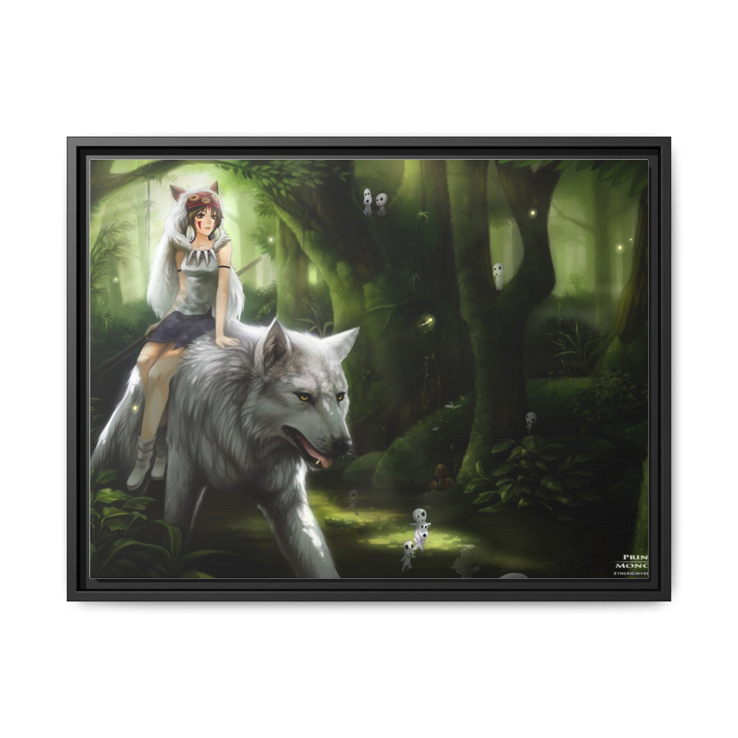 Princess Mononoke Canvas Framed Art Print