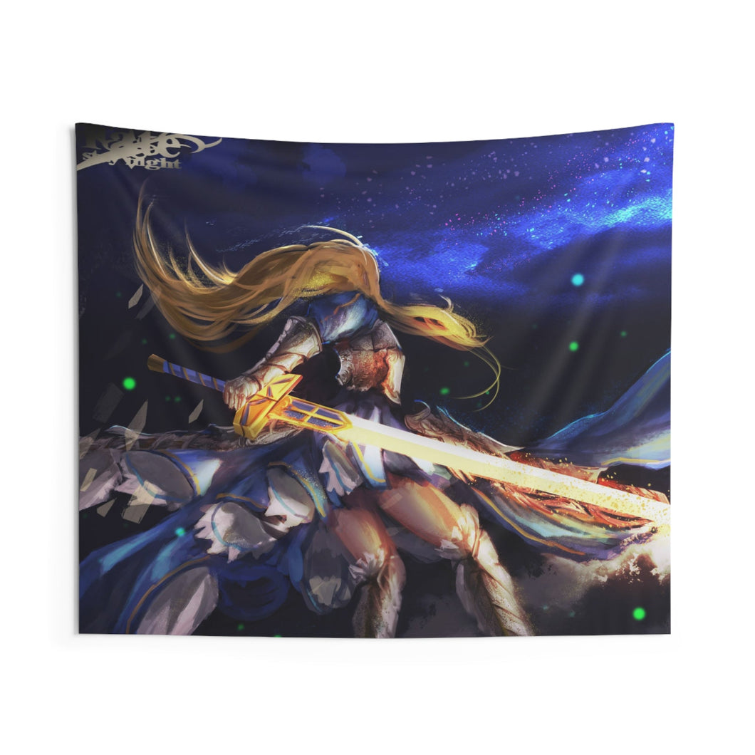 Saber (Fate Series) Indoor Wall Tapestry
