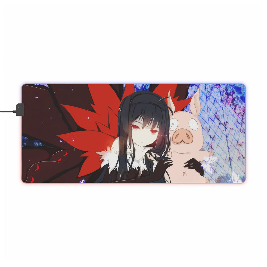 Accel World Kuroyukihime, Haruyuki Arita RGB LED Mouse Pad (Desk Mat)