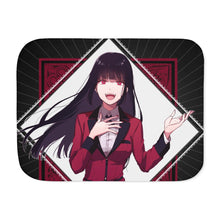 Load image into Gallery viewer, Yumeko Jabami Sherpa Blanket
