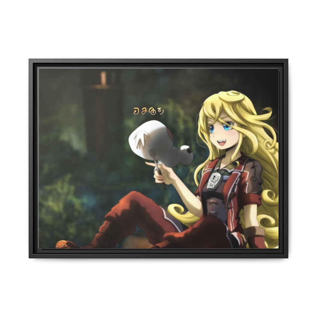 Anime Made In A Canvas Framed Art Print