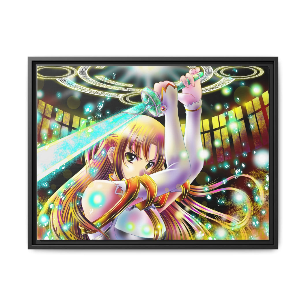 Asuna Yuuki Canvas Framed Art Print