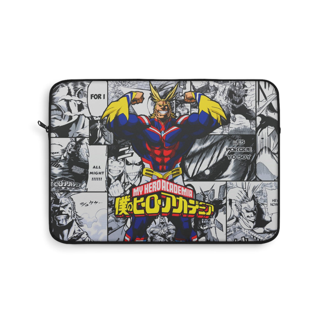 All Might Manga Laptop Sleeve
