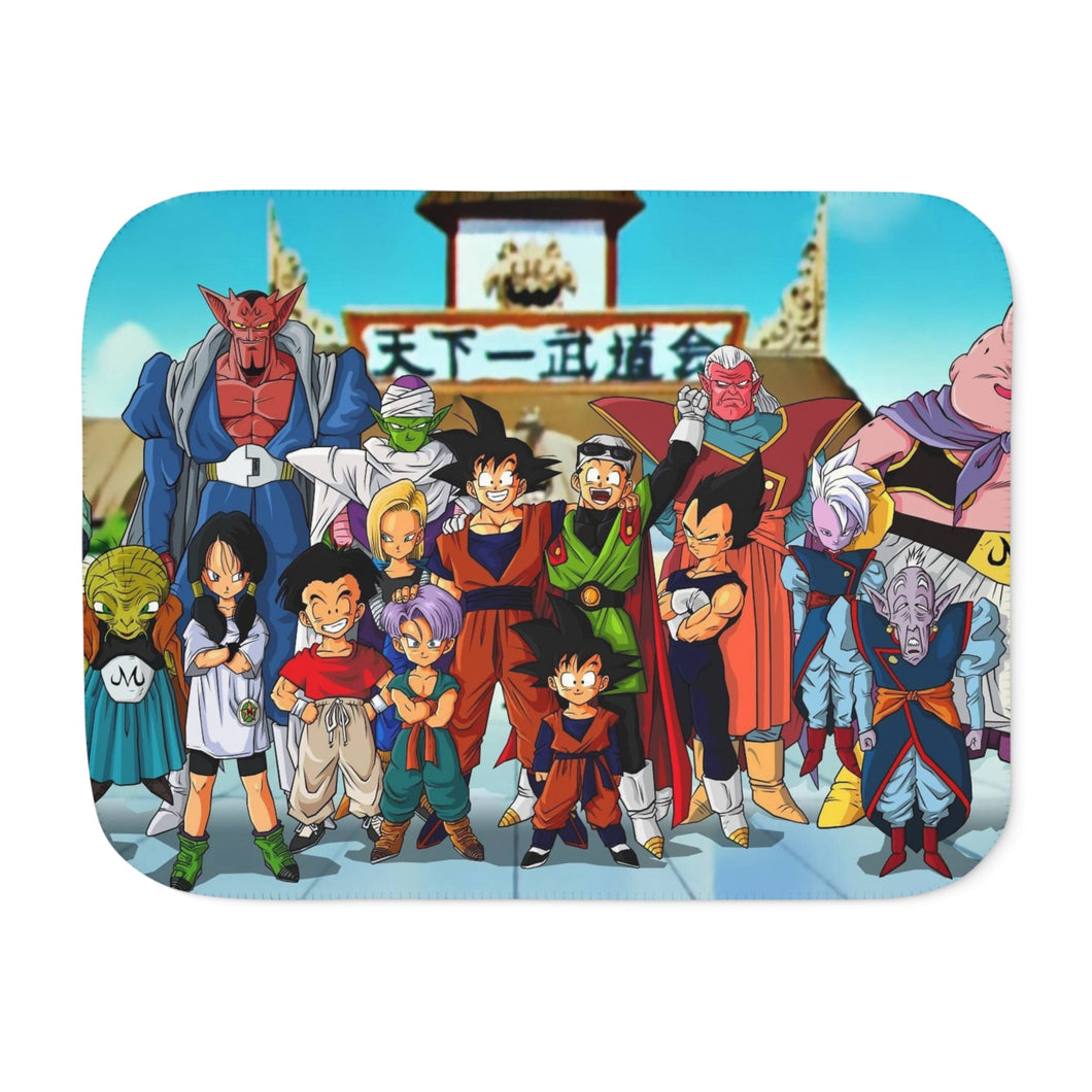 Dragon Ball Zposter Sherpa Blanket