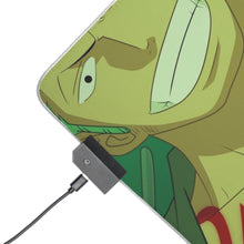 Load image into Gallery viewer, One Piece Roronoa Zoro RGB LED Mouse Pad (Desk Mat)
