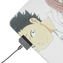 Load image into Gallery viewer, Koe No Katachi Shouko Nishimiya, Shouya Ishida RGB LED Mouse Pad (Desk Mat)
