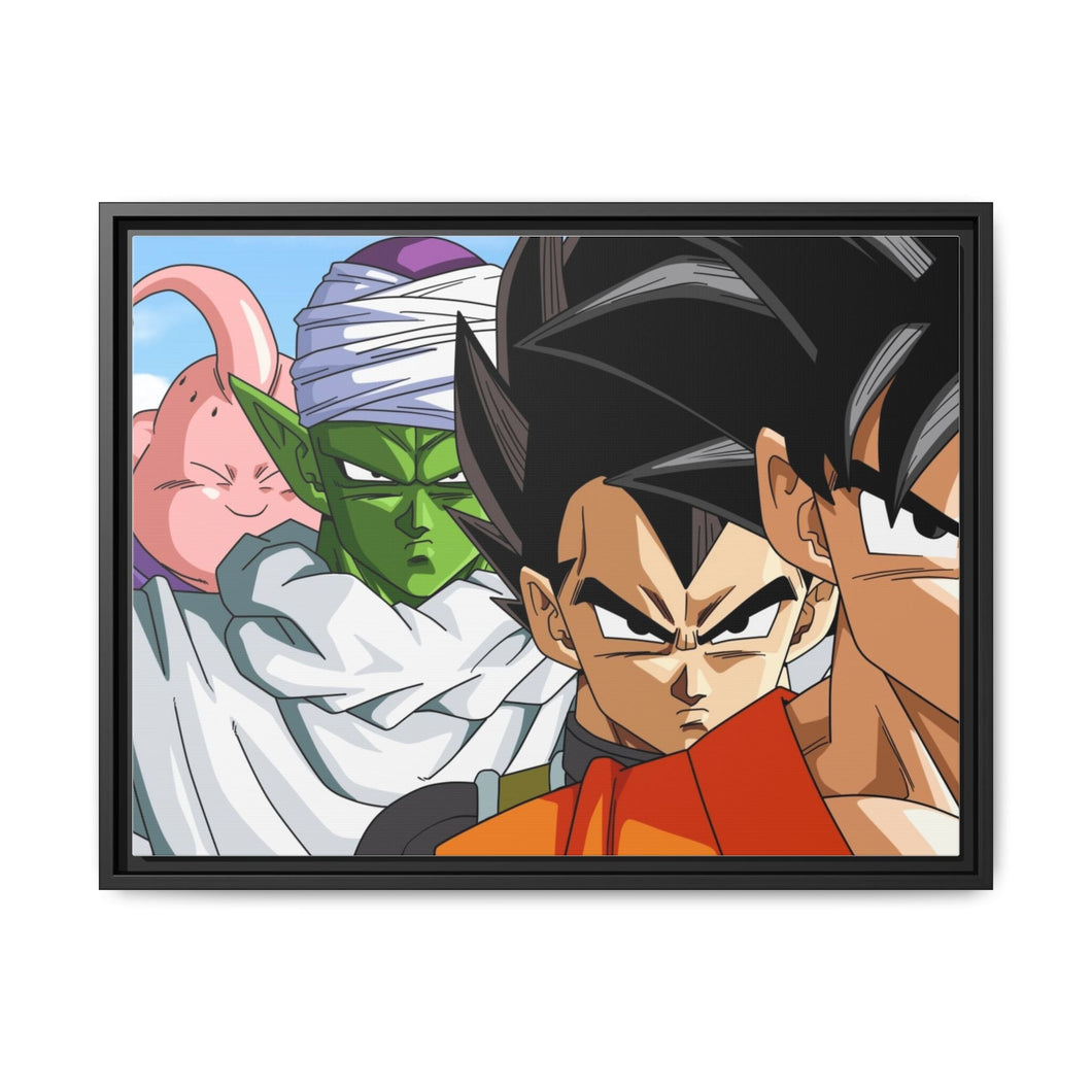 Anime Dragon Ball Z Canvas Framed Art Print