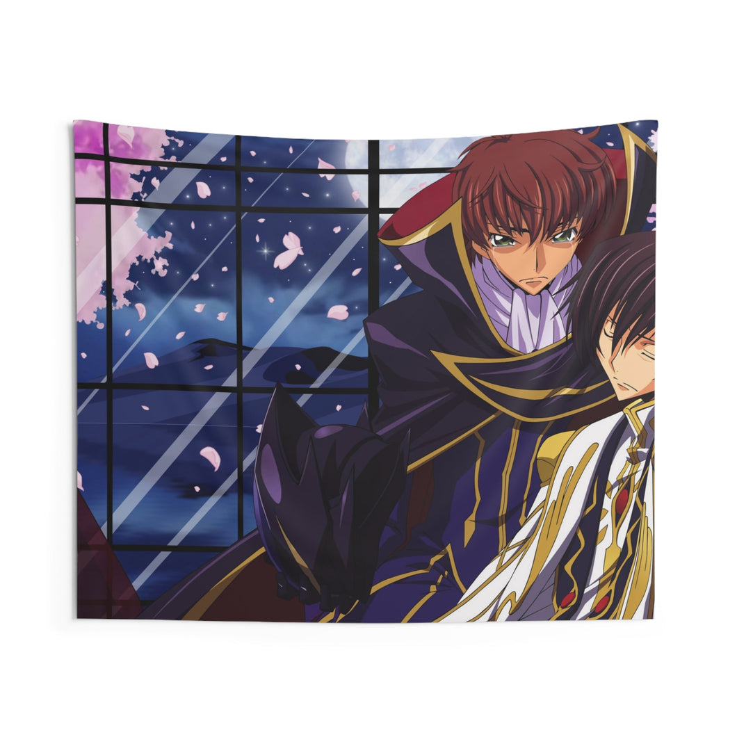 Code Geass Lelouch Lamperouge, Suzaku Kururugi Indoor Wall Tapestry