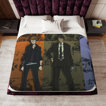 Load image into Gallery viewer, Psycho-Pass Inspecters Sherpa Blanket
