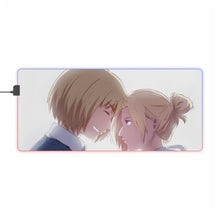 Load image into Gallery viewer, Armin Arlert and Annie Leonhart RGB LED Mouse Pad (Desk Mat)
