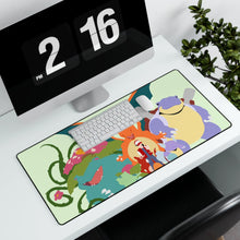 Load image into Gallery viewer, Pokemon: Red and Blue Mouse Pad (Desk Mat)
