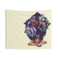 Yoshikage Kira y Josefumi Kujo / JoJolion Indoor Wall Tapestry