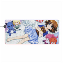 Load image into Gallery viewer, Magical Girl Lyrical Nanoha RGB LED Mouse Pad (Desk Mat)
