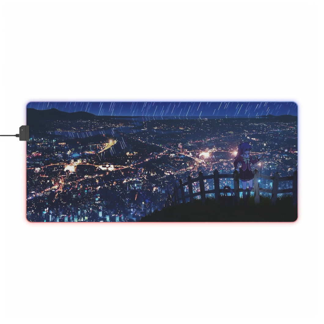 Nao Tomori city the back RGB LED Mouse Pad (Desk Mat)