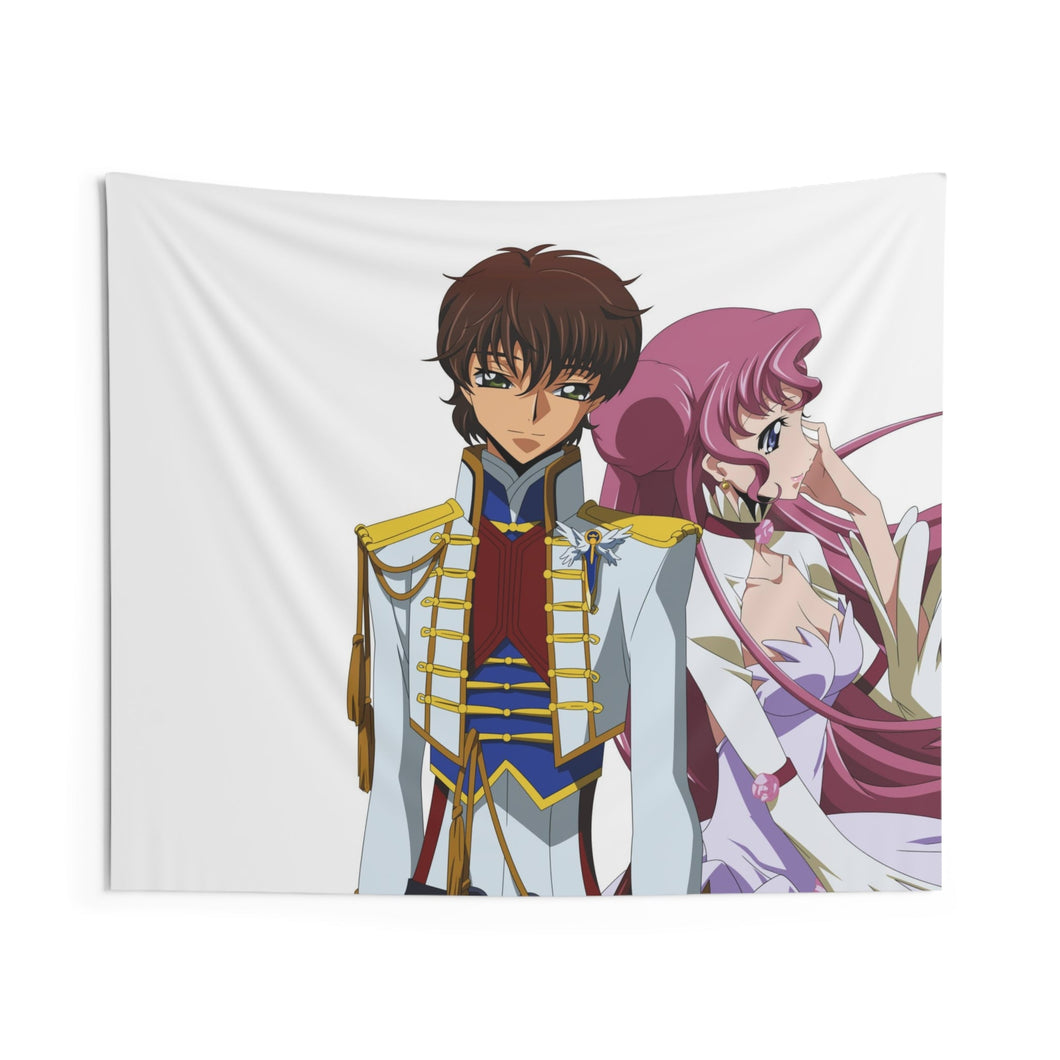 Code Geass Suzaku Kururugi, Euphemia Li Britannia Indoor Wall Tapestry