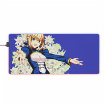 Load image into Gallery viewer, Saber (Fate Series) RGB LED Mouse Pad (Desk Mat)
