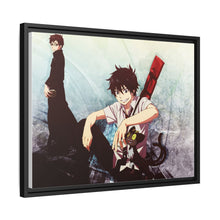 Load image into Gallery viewer, Blue Exorcist Canvas Framed Art Print
